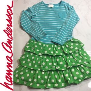 Hanna Andersson Dress with Twirly Ruffle Skirt